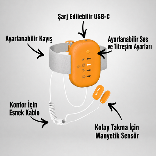 NightGuard™ Gece Kuru Kalma Eğitim Alarmı